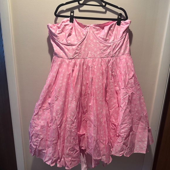 NWT Selkie Two Hearts High Court Party Dress 4x - Picture 4 of 15